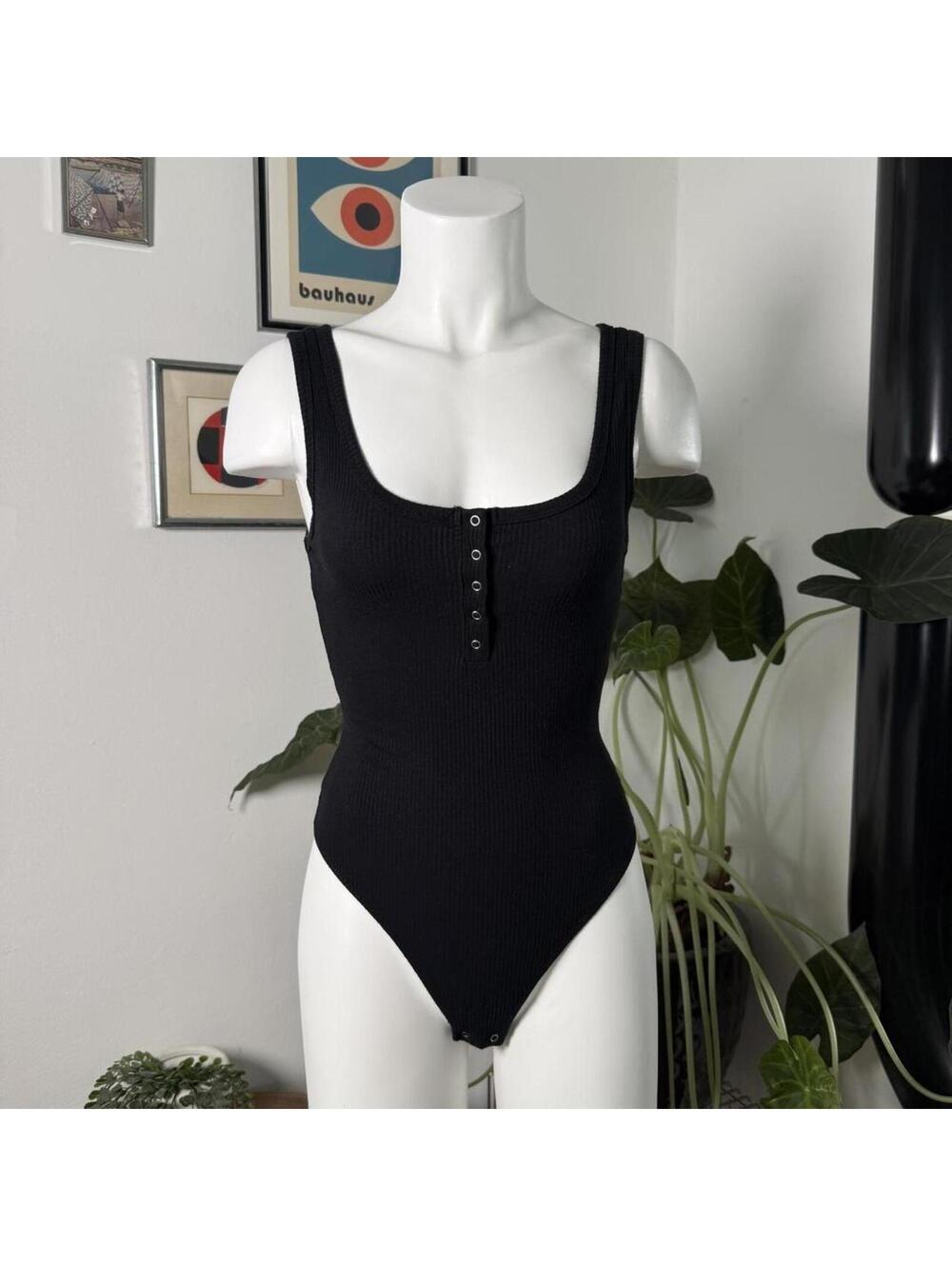 Garage Black Tank Bodysuit